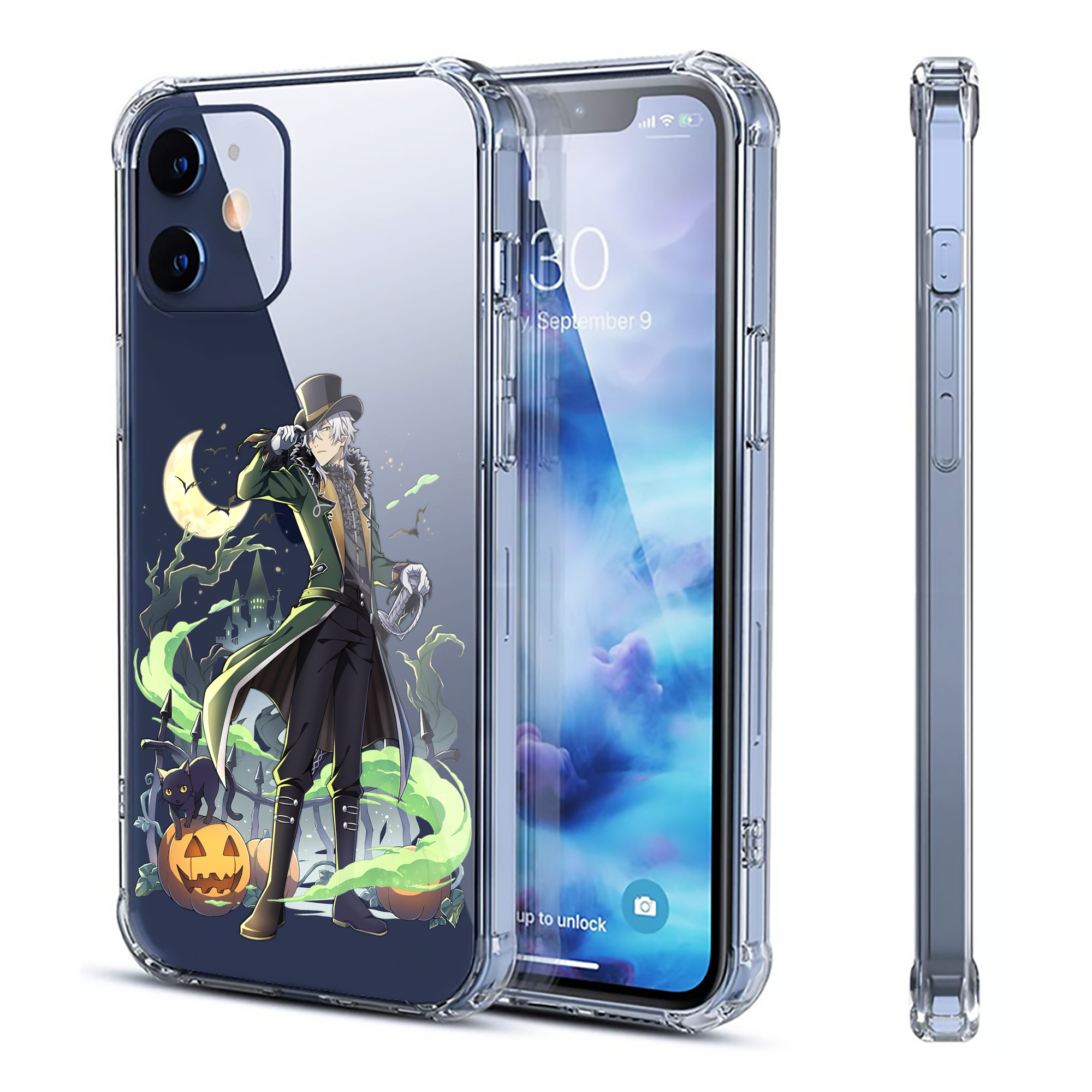 （画像用） 文豪ストレイドッグス Bungo Stray Dogs 【iPhone 12シリーズ対応】透明スマホケース（クリアソフトケース）